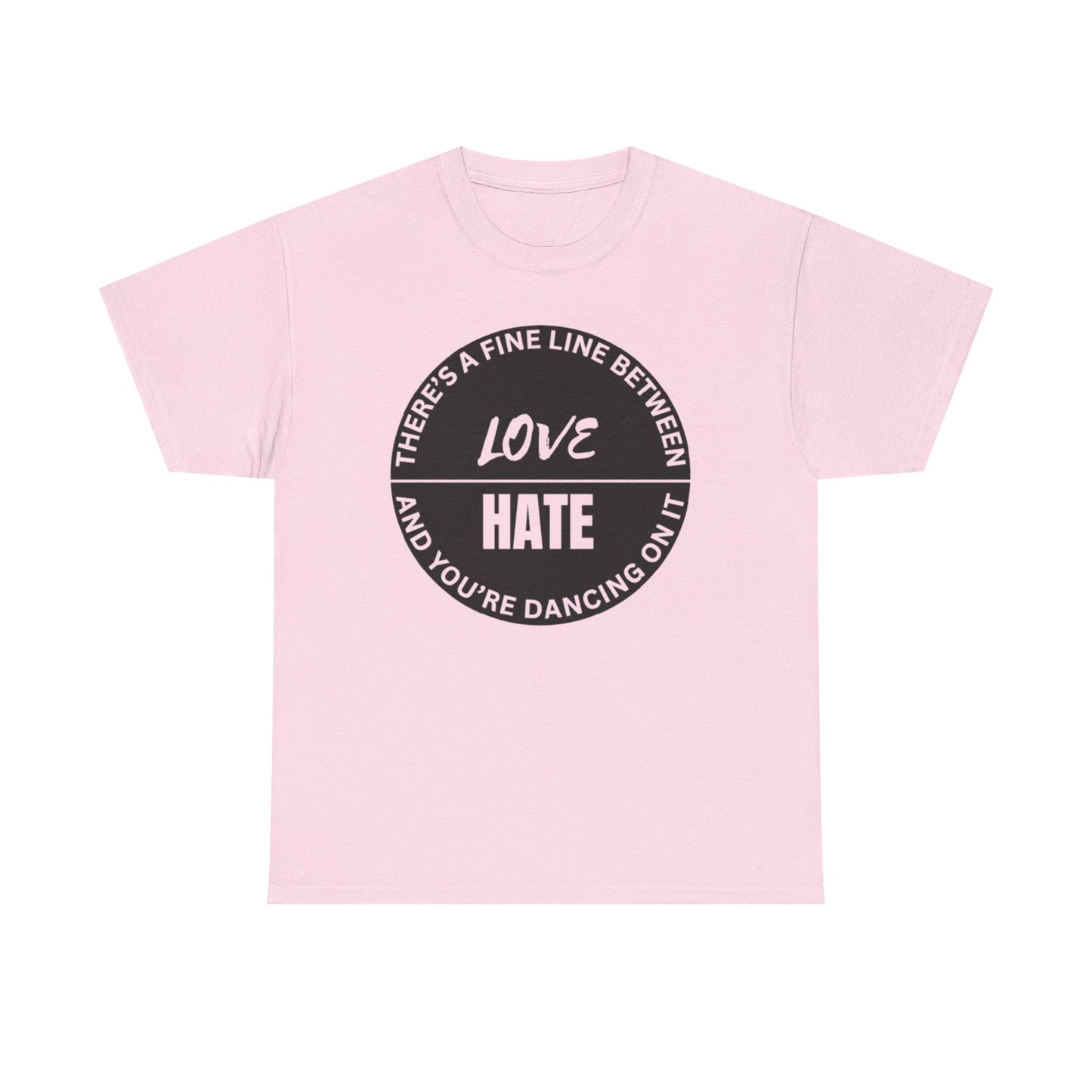 Love vs Hate Unisex Heavy Cotton Tee