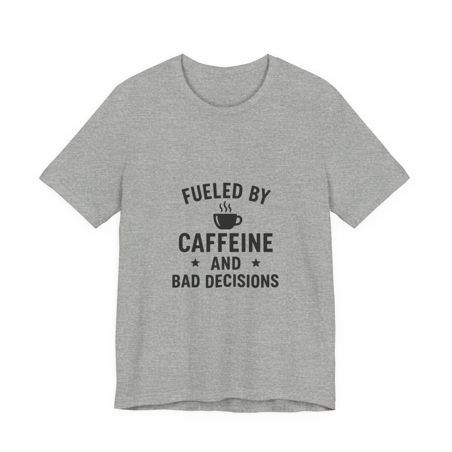 Caffeine Motivational T-Shirt, Gift for Coffee Lovers, Fun Quote Tee, Casual Wear, Perfect for Birthdays