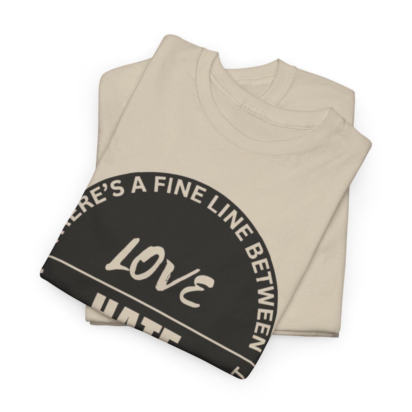 Love vs Hate Unisex Heavy Cotton Tee