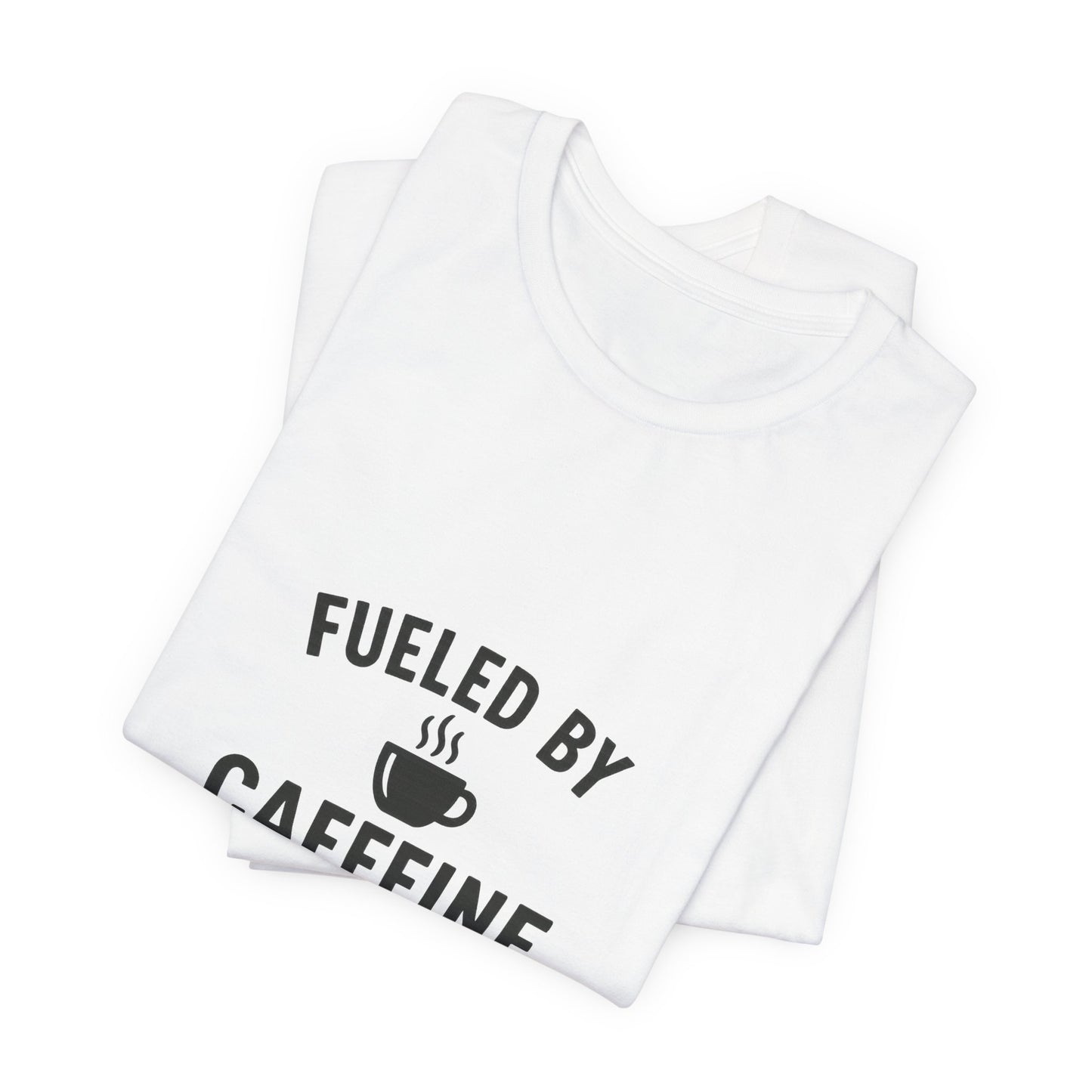 Caffeine Motivational T-Shirt, Gift for Coffee Lovers, Fun Quote Tee, Casual Wear, Perfect for Birthdays