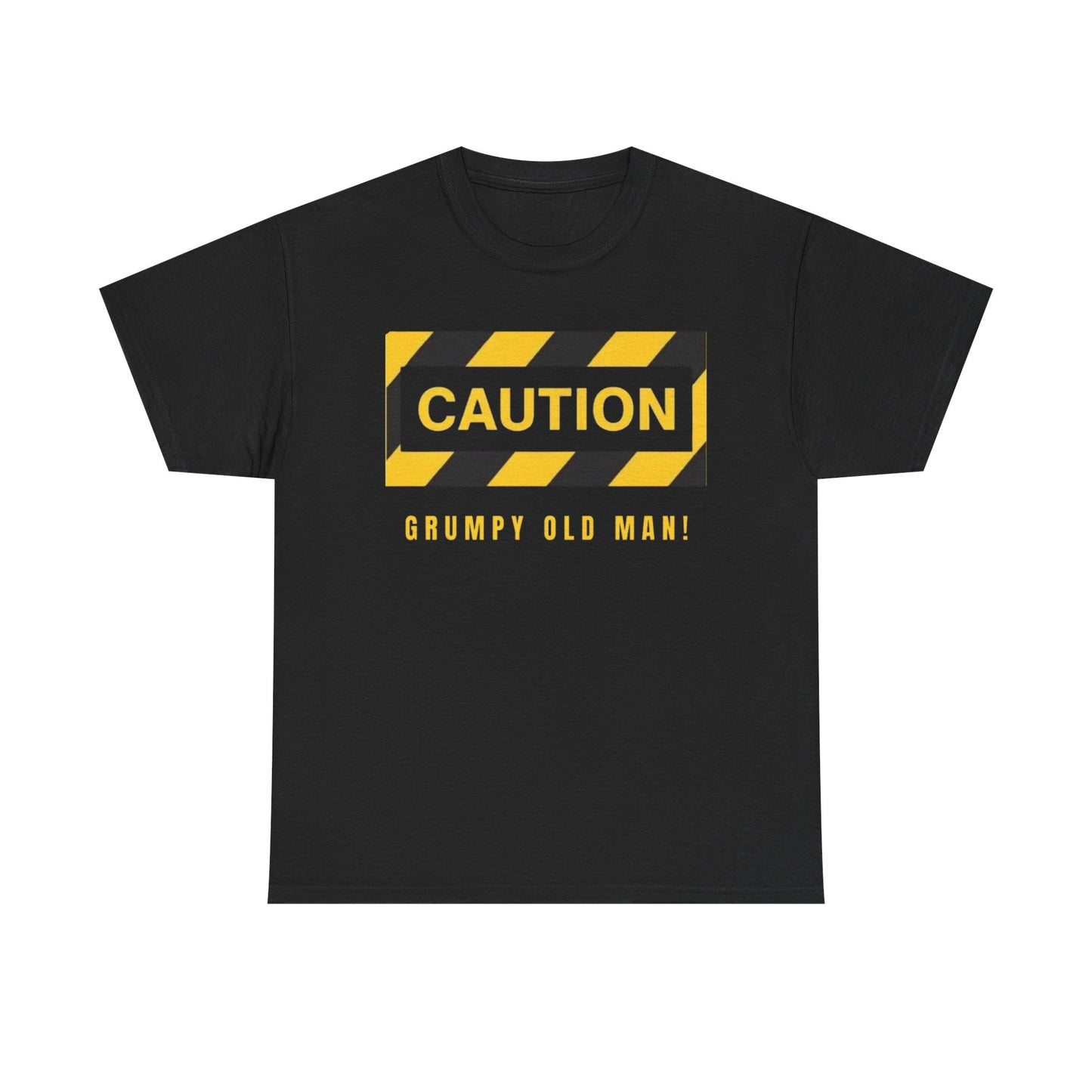 CAUTION: Grumpy Old Man! – Funny Sarcastic Heavy Cotton-Shirt