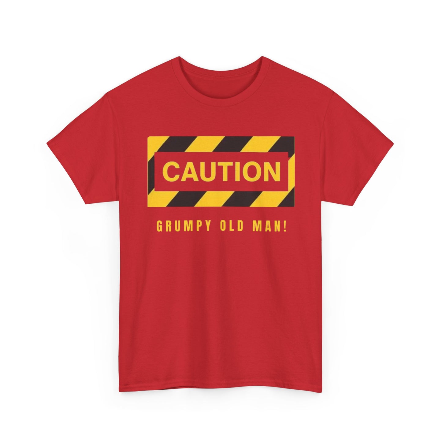 CAUTION: Grumpy Old Man! – Funny Sarcastic Heavy Cotton-Shirt