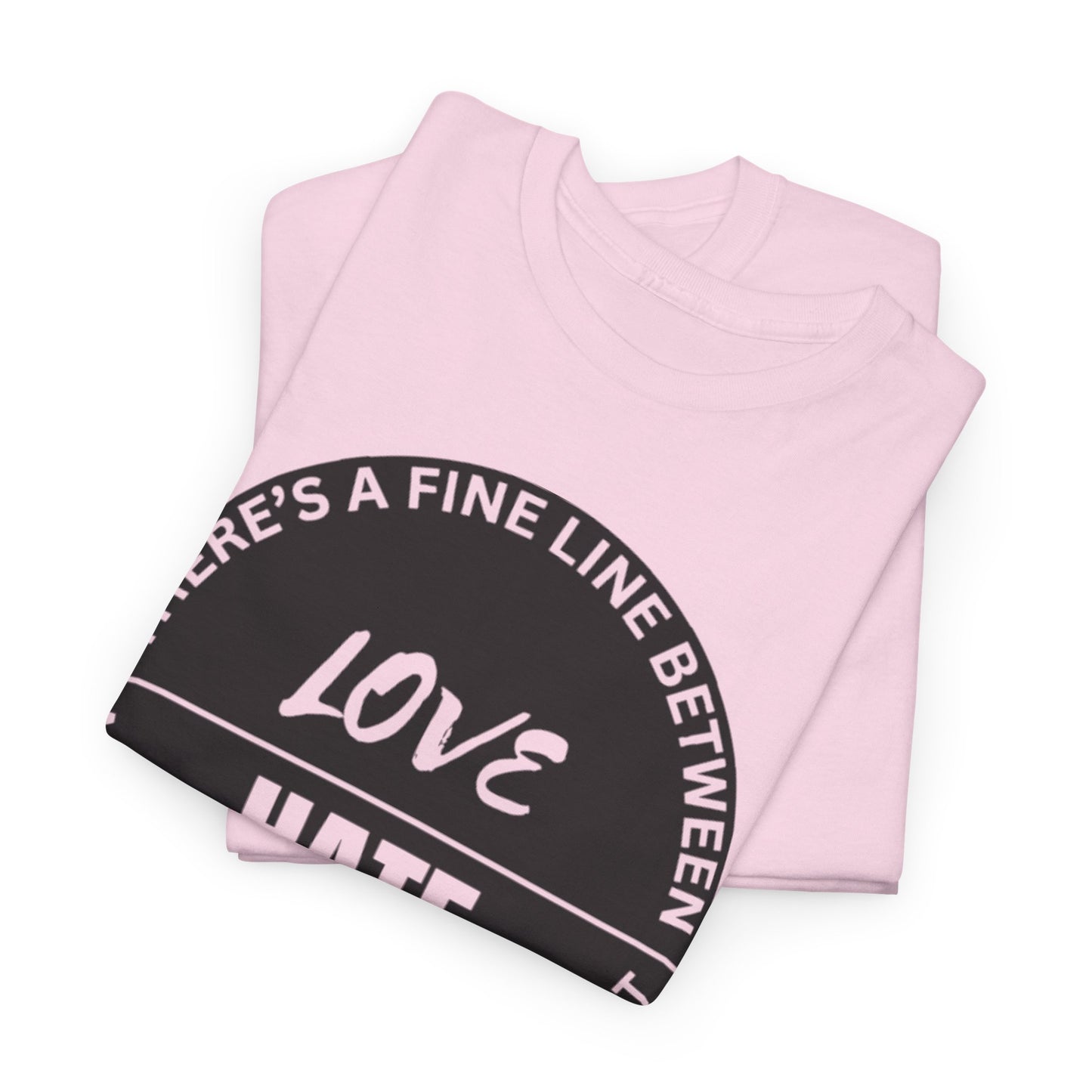 Love vs Hate Unisex Heavy Cotton Tee
