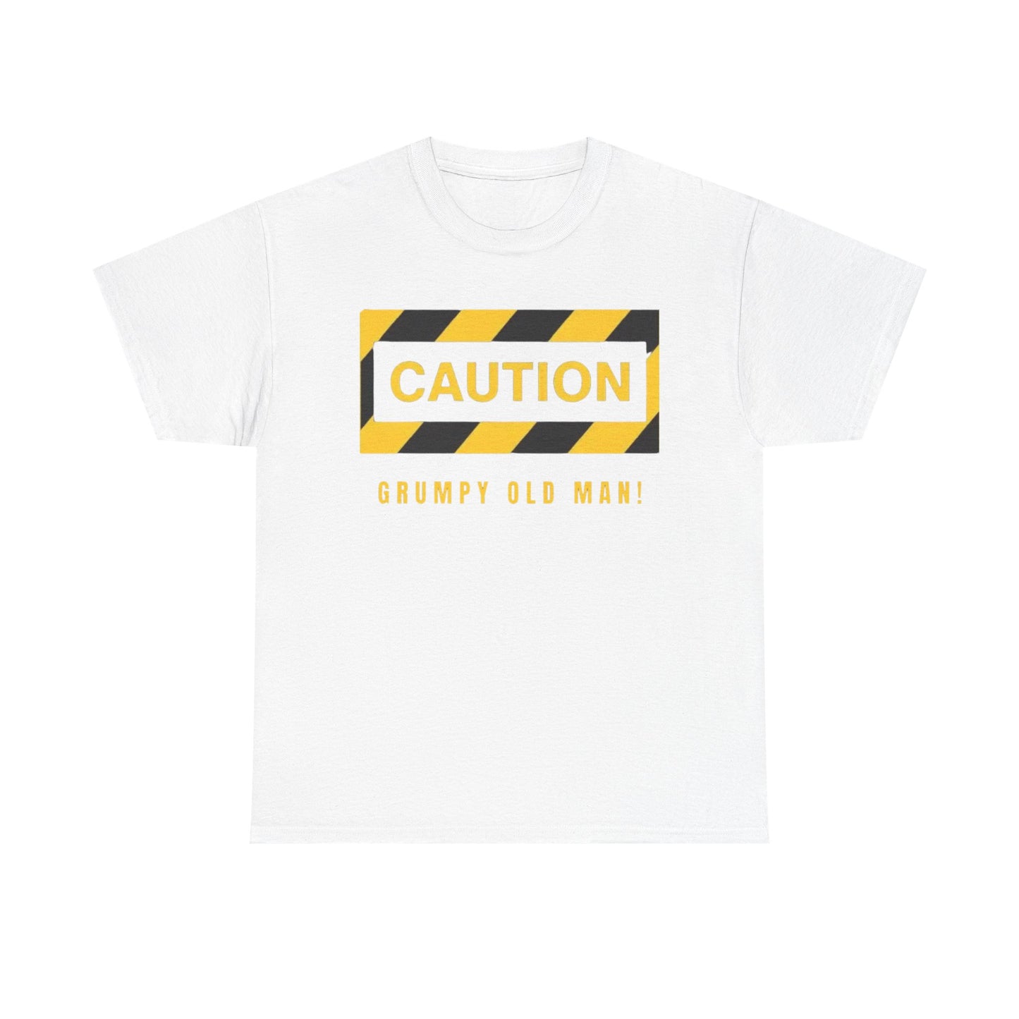 CAUTION: Grumpy Old Man! – Funny Sarcastic Heavy Cotton-Shirt