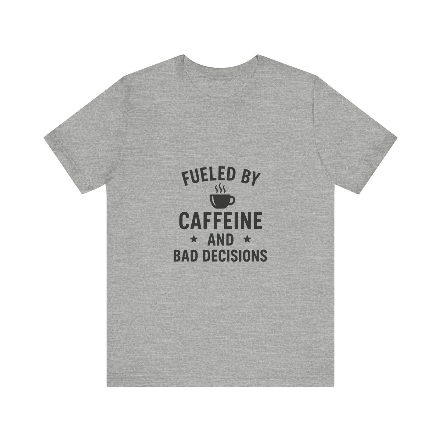 Caffeine Motivational T-Shirt, Gift for Coffee Lovers, Fun Quote Tee, Casual Wear, Perfect for Birthdays