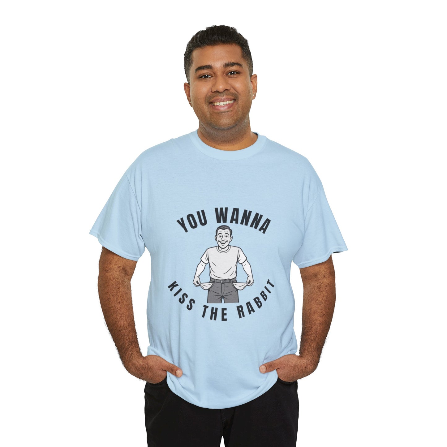 You Wanna Kiss The Rabit- Vintage Humor Tee