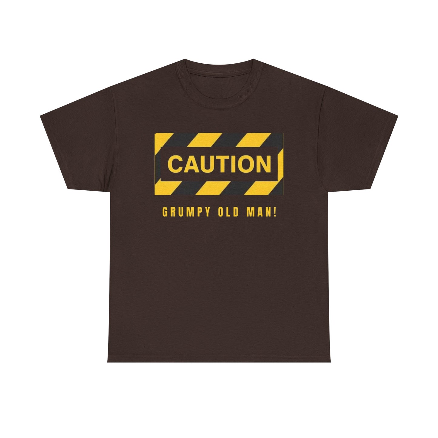 CAUTION: Grumpy Old Man! – Funny Sarcastic Heavy Cotton-Shirt