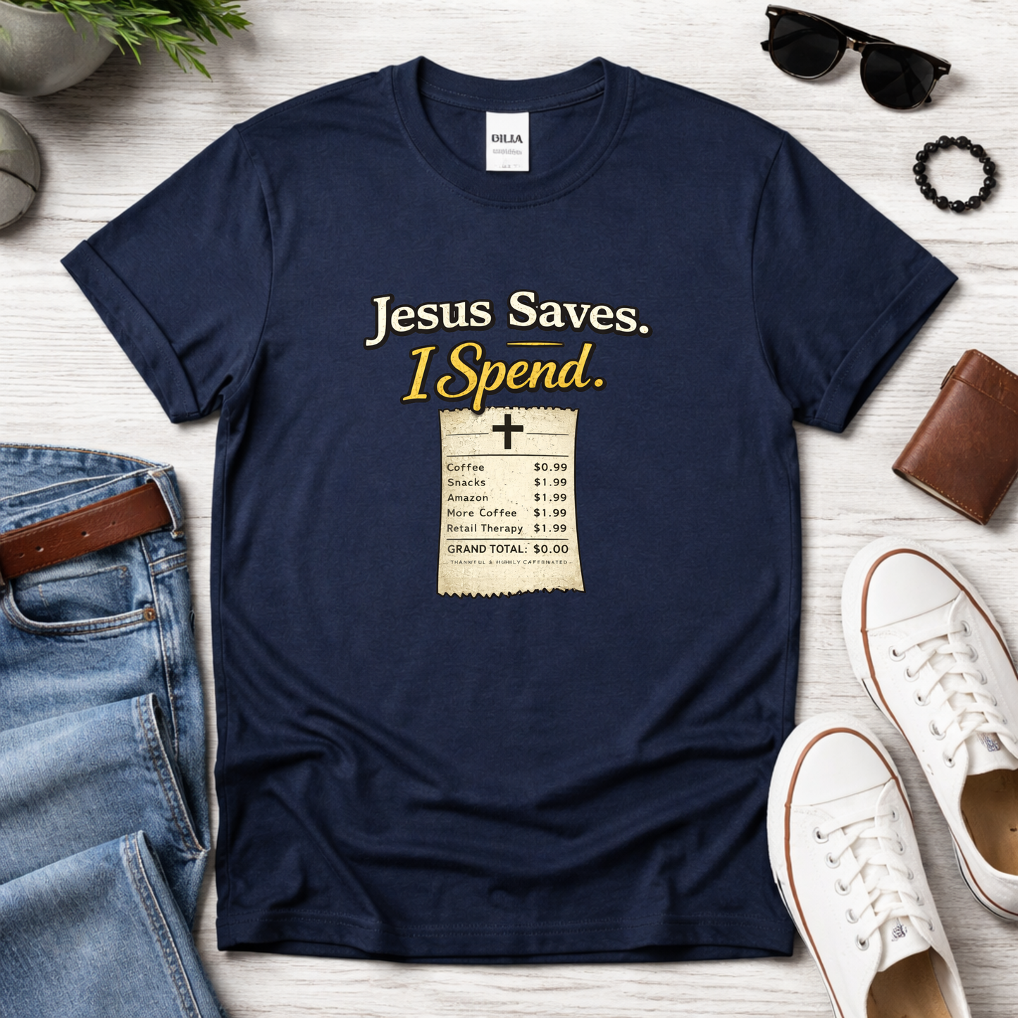 Jesus Saves, I Spend
