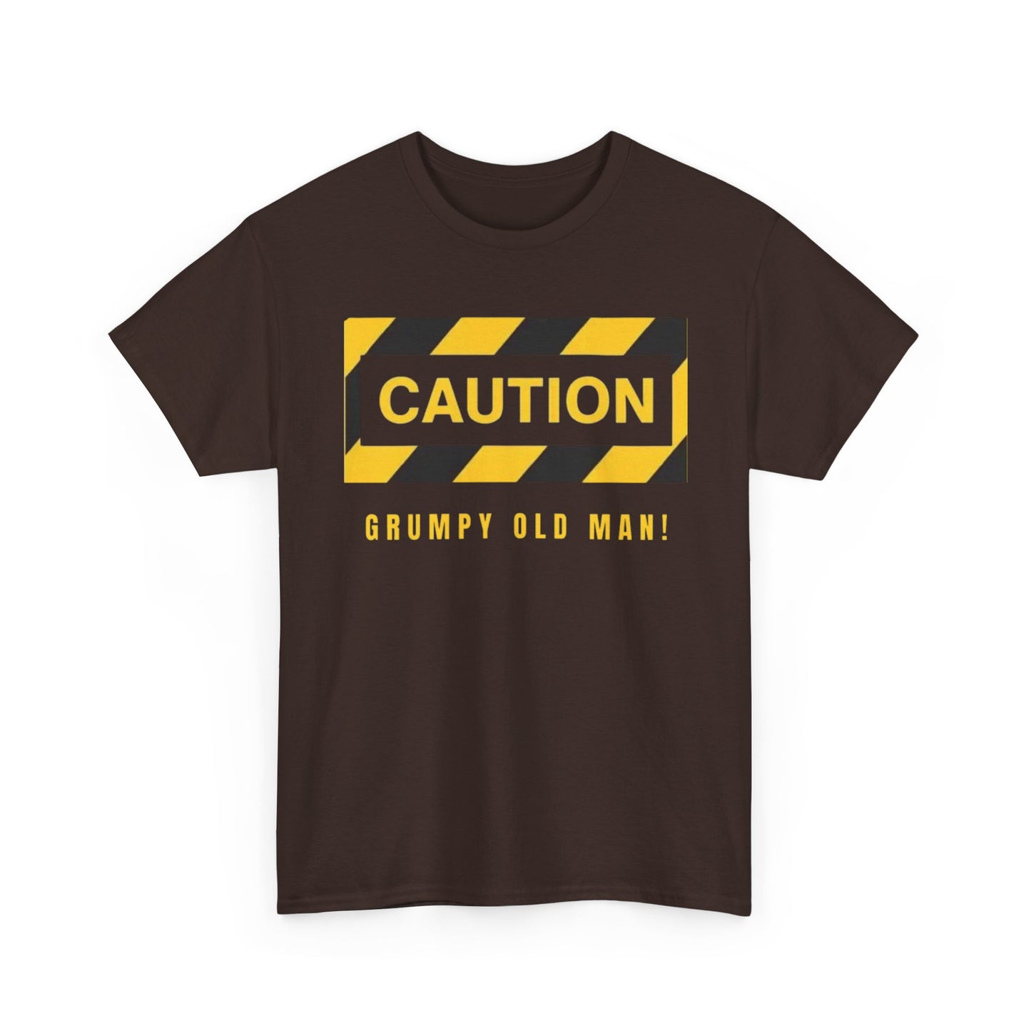 CAUTION: Grumpy Old Man! – Funny Sarcastic Heavy Cotton-Shirt