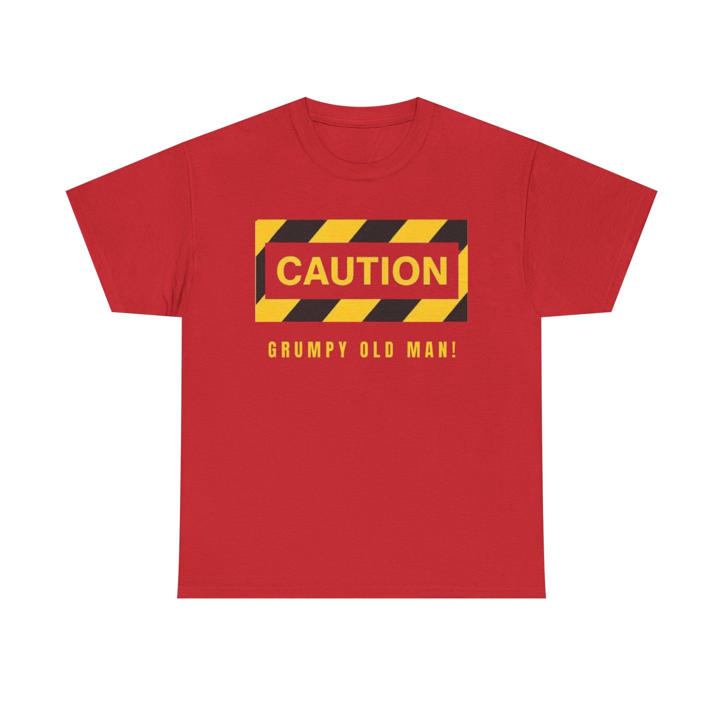 CAUTION: Grumpy Old Man! – Funny Sarcastic Heavy Cotton-Shirt