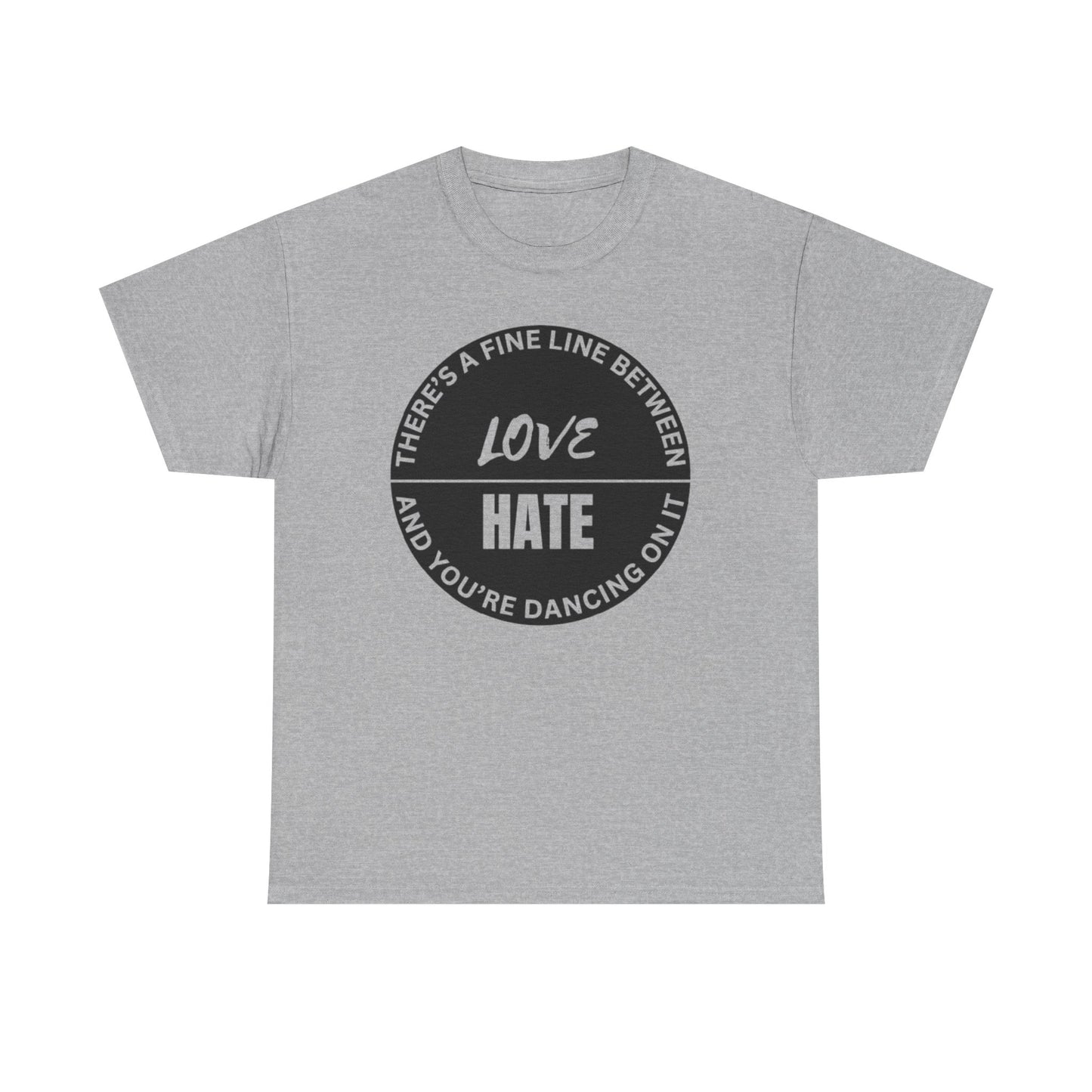 Love vs Hate Unisex Heavy Cotton Tee