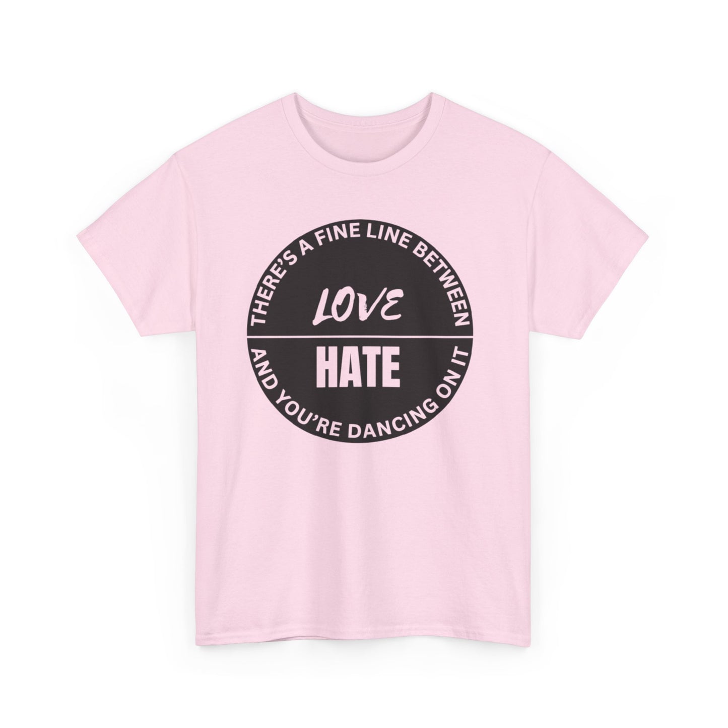Love vs Hate Unisex Heavy Cotton Tee