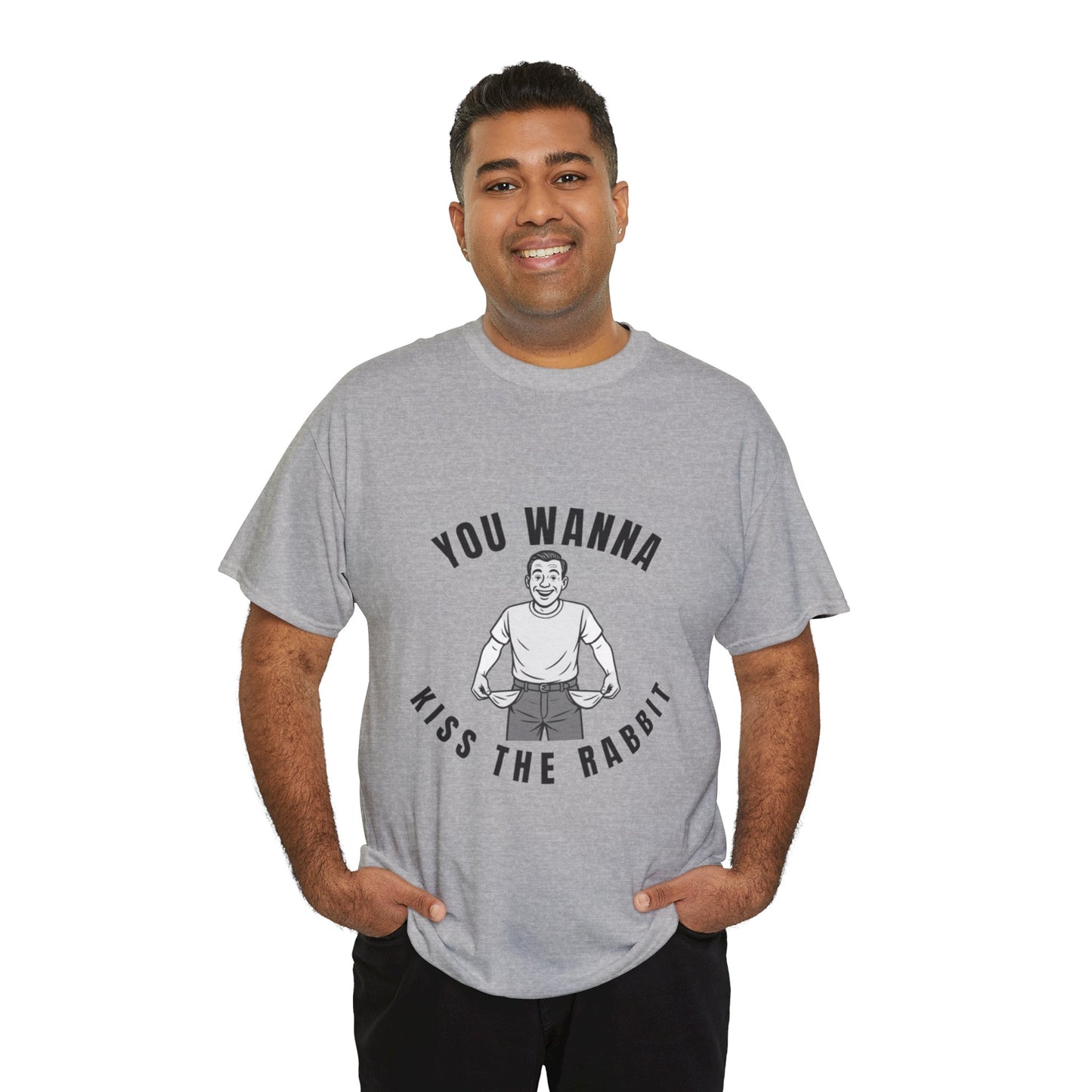 You Wanna Kiss The Rabit- Vintage Humor Tee